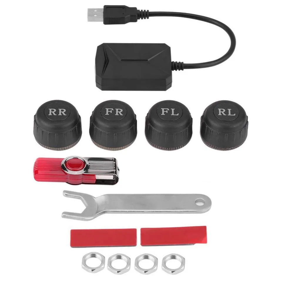 Kuuleyn TPMS USB sensori esterni Android 4 sensori