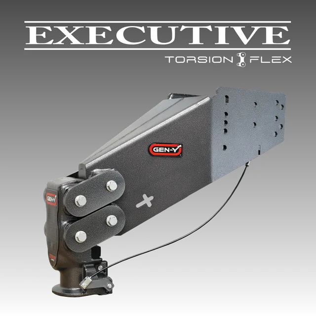 GEN-Y Hitch Executive Fifth Wheel Gooseneck Pin Box Torsion-Flex