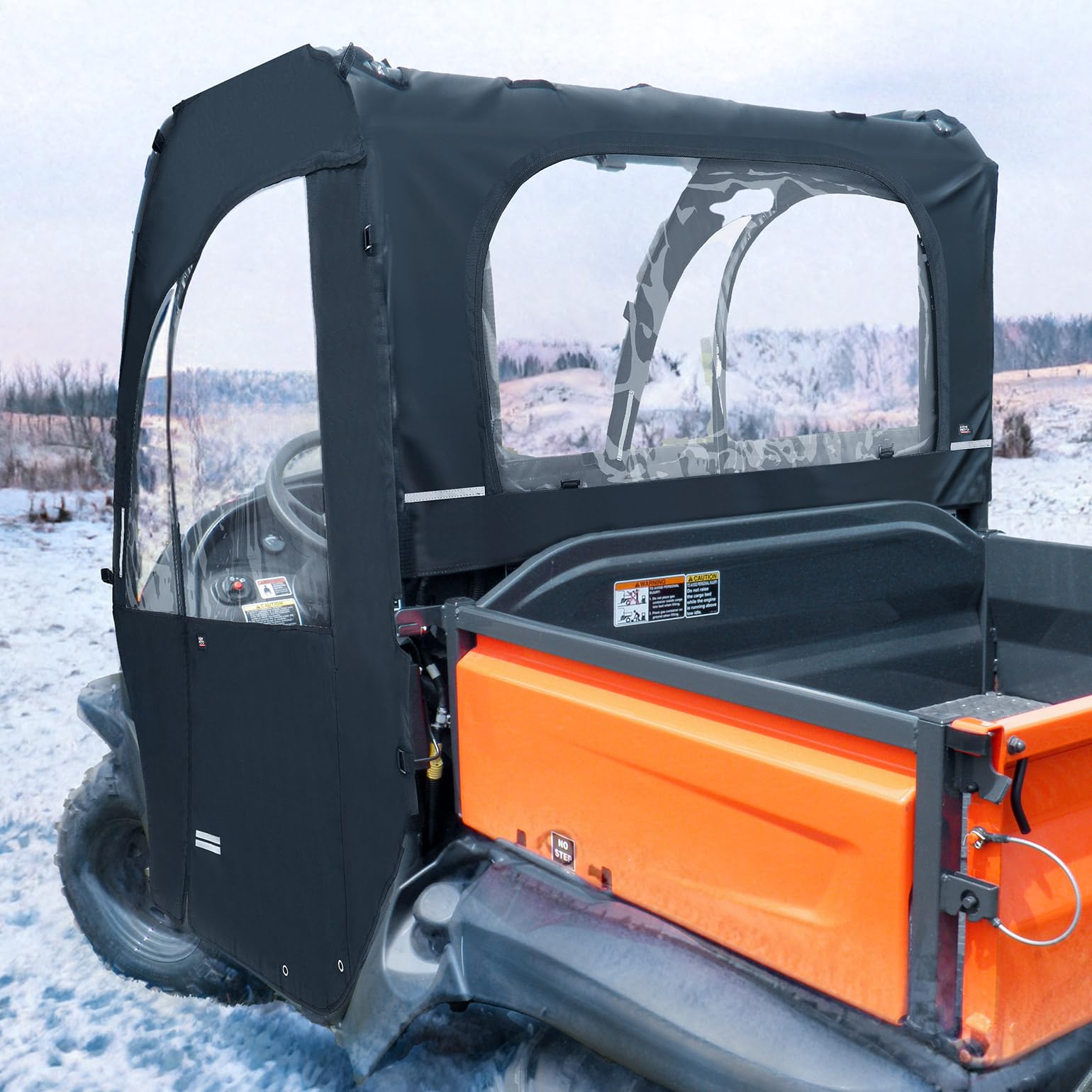 KEMIMOTO Porte Cabina Morbida Kubota RTV impermeabili