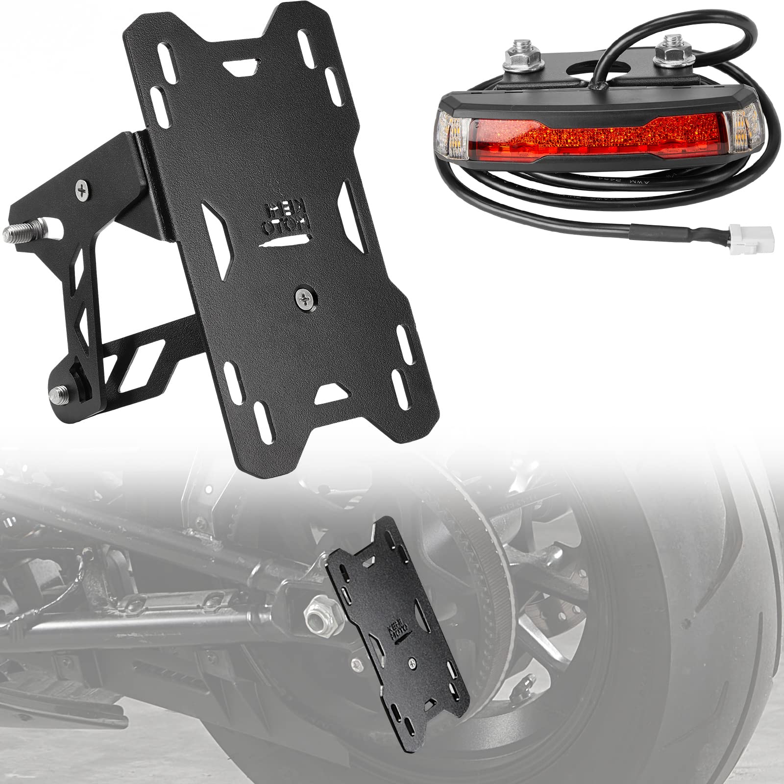 Kemimoto Sportster S RH1250 portatarga laterale alluminio LED