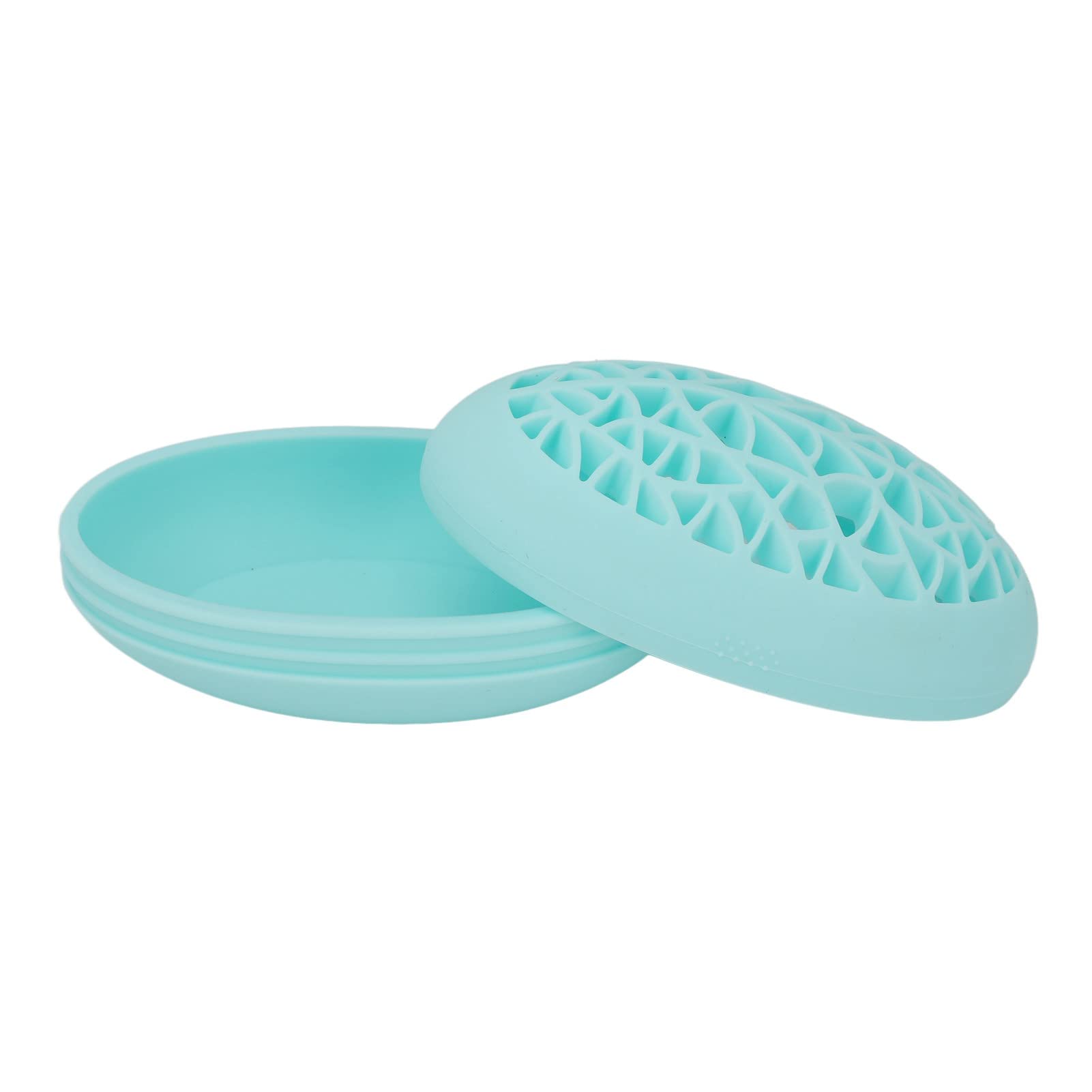 Kuuleyn Tappetino Pulizia Pennelli Trucco 2 in 1 Blu