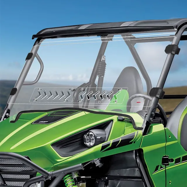 KEMIMOTO Parabrezza Anteriore Ventilato Kawasaki Teryx 800 in PC