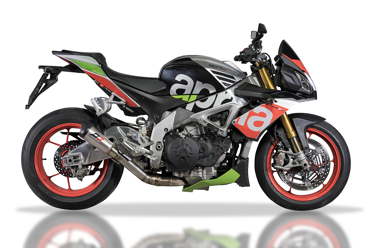 QD Exhaust Gunshot Racing Scarico Slip-On Titanio 60 mm Racing