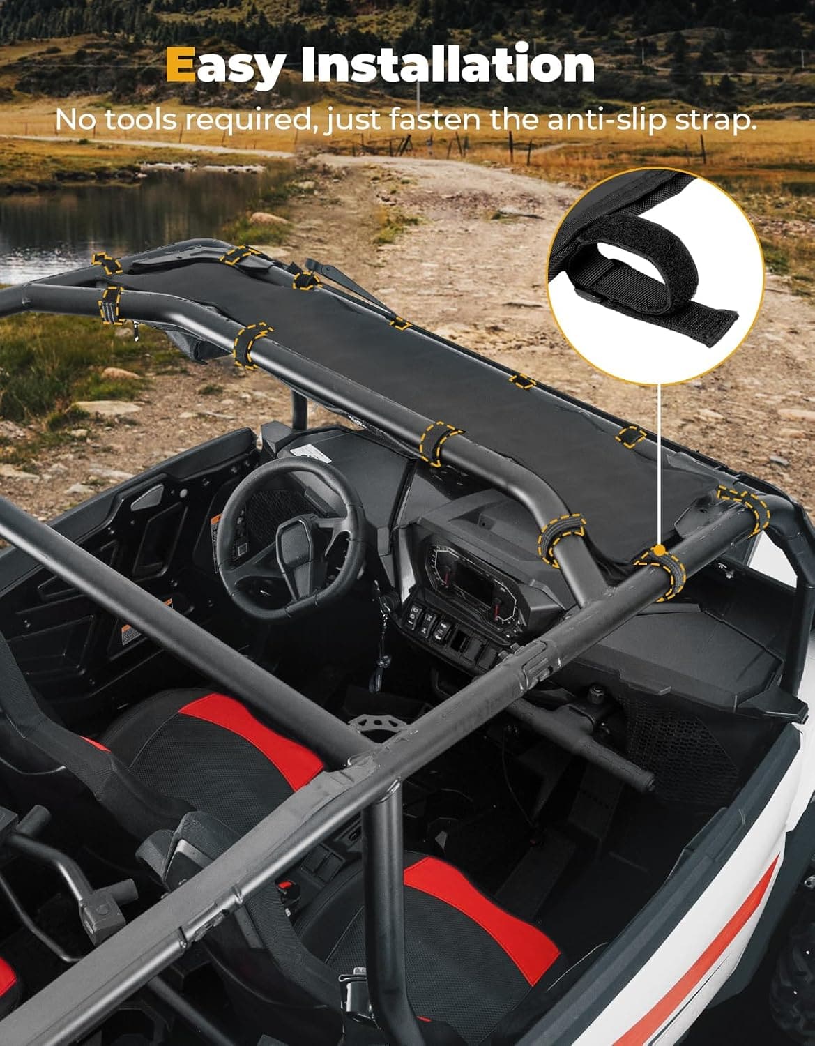 KEMIMOTO RZR XP 1000 Borsa Tetto UTV impermeabile