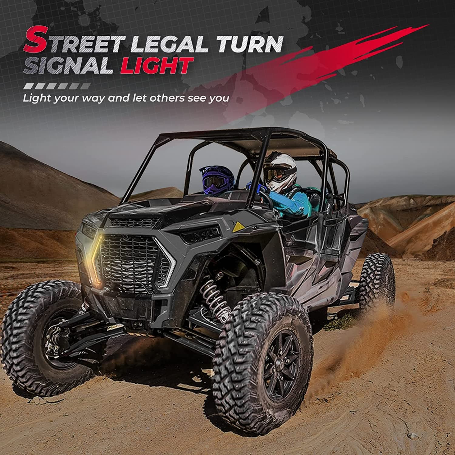 KEMIMOTO Frecce LED RGB per Polaris RZR XP 1000 2019-2023