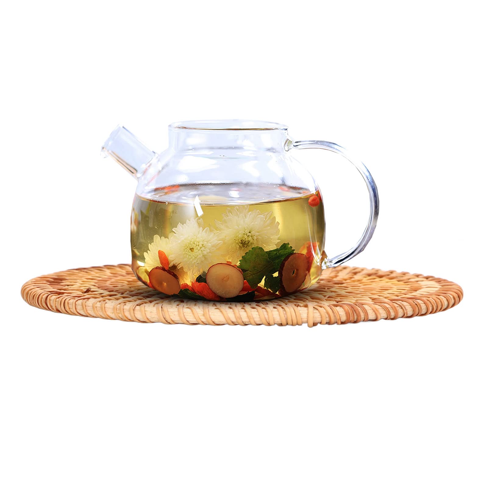 Kuuleyn sottopentola rattan 22 cm tovaglietta rotonda naturale