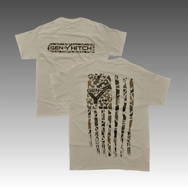 GEN-Y Camo Tee maglietta cotone sand manica corta taglia L