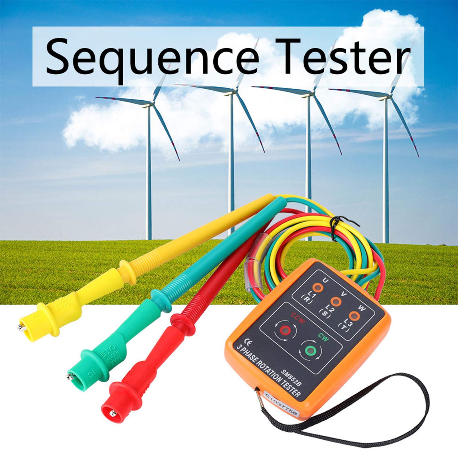 Kuuleyn SM-852B Tester Rotazione Trifase 60-600V