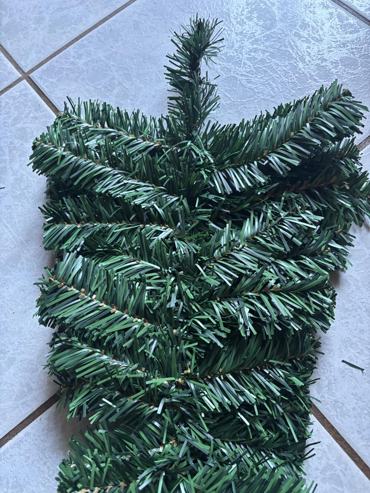Hapivida Swag Natalizio 45 cm Verde 2 Pezzi PVC