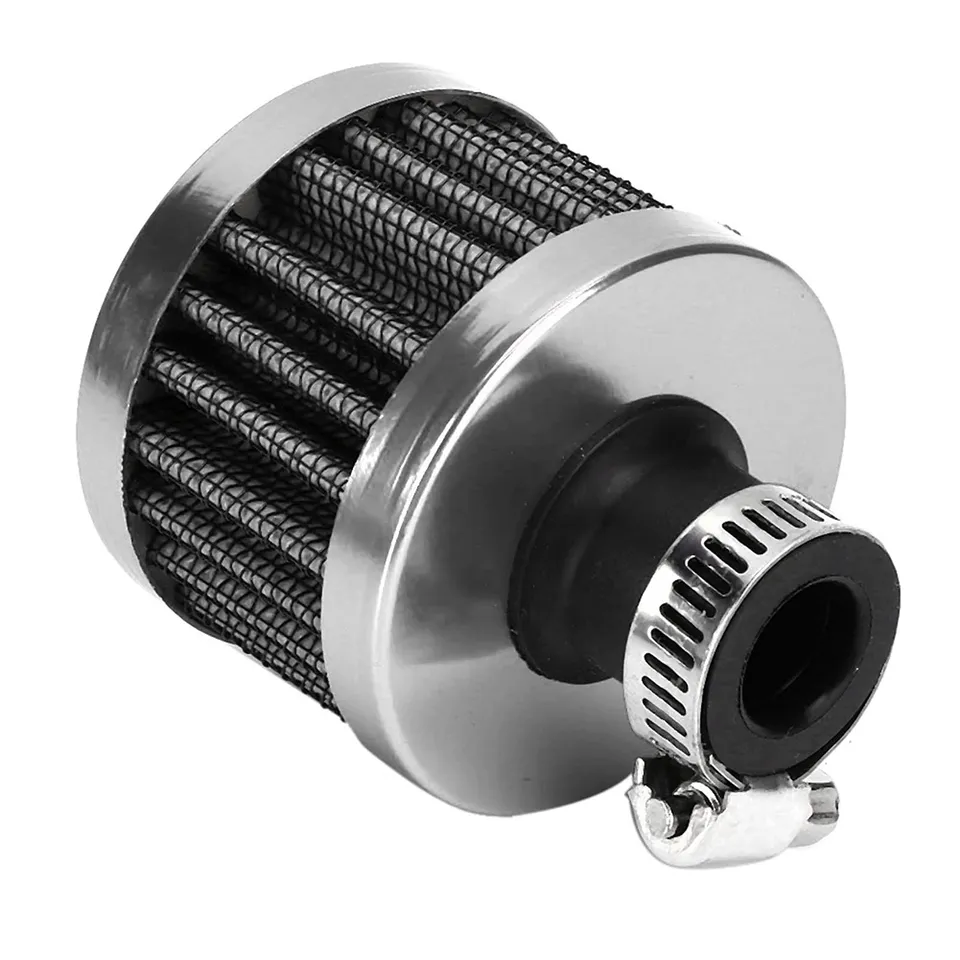Kuuleyn Filtro Aria 13mm Argento Sfiato Carter Universale