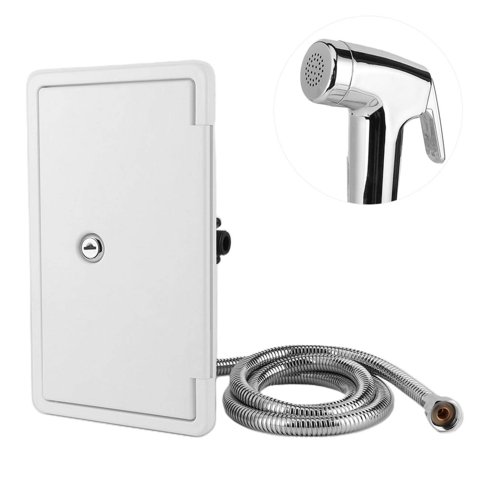 Kuuleyn Box Doccia Camper 267mm ABS Bianco 2 Chiavi