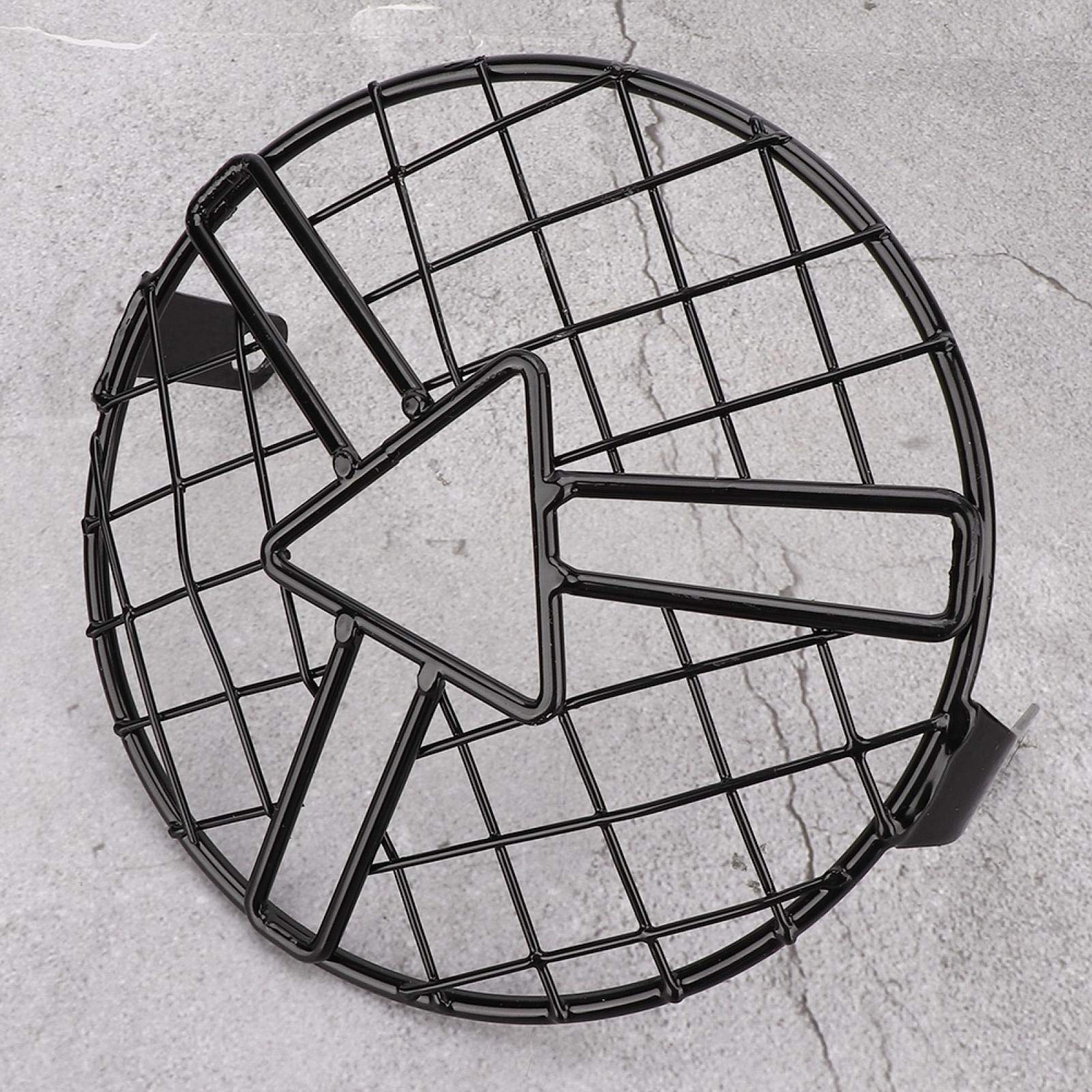 Kuuleyn Griglia Faro Moto 5,75 Pollici per CG125 GN125 Nera
