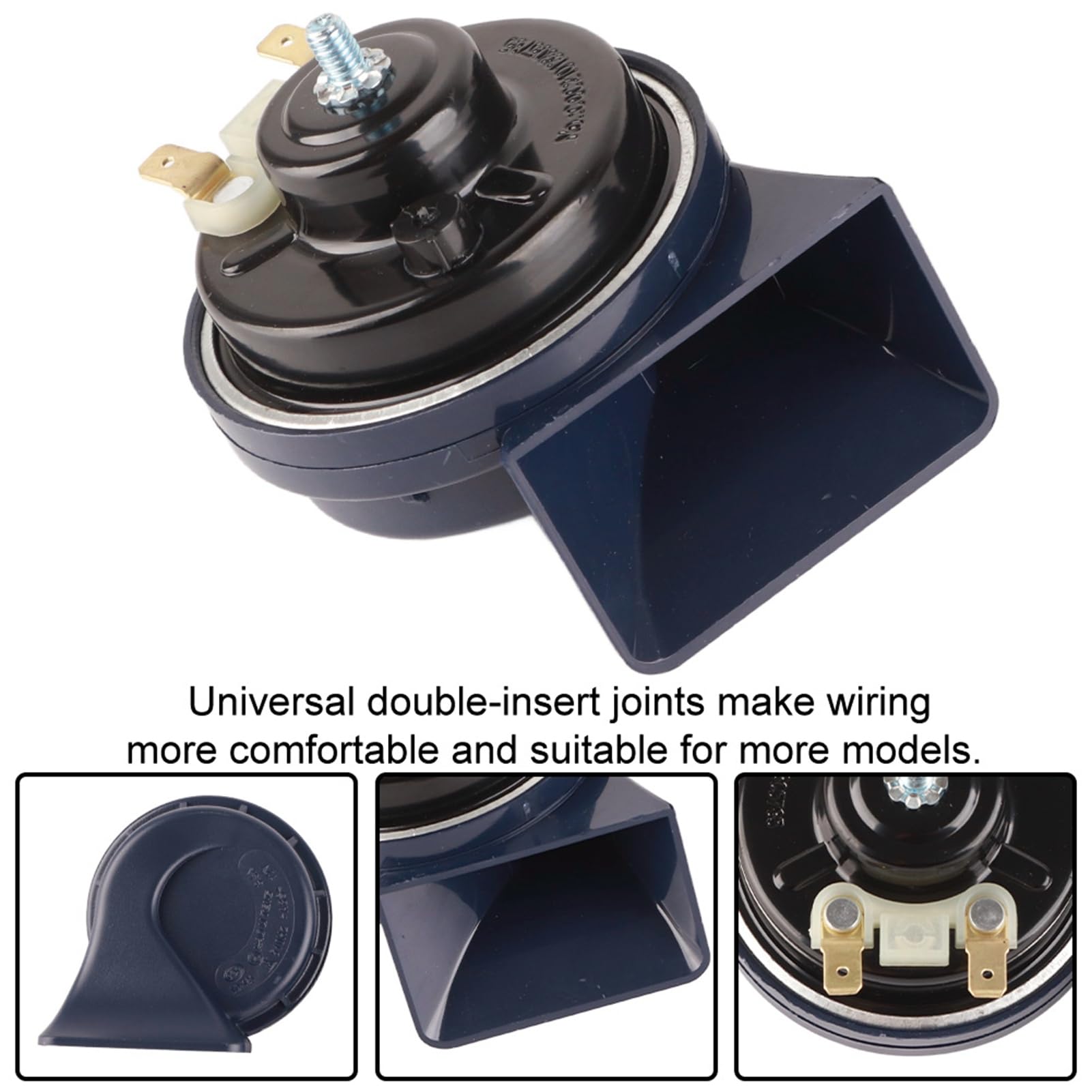 AOWINHIT Clacson Lumaca Auto Moto 12V 105dB 2 Pezzi