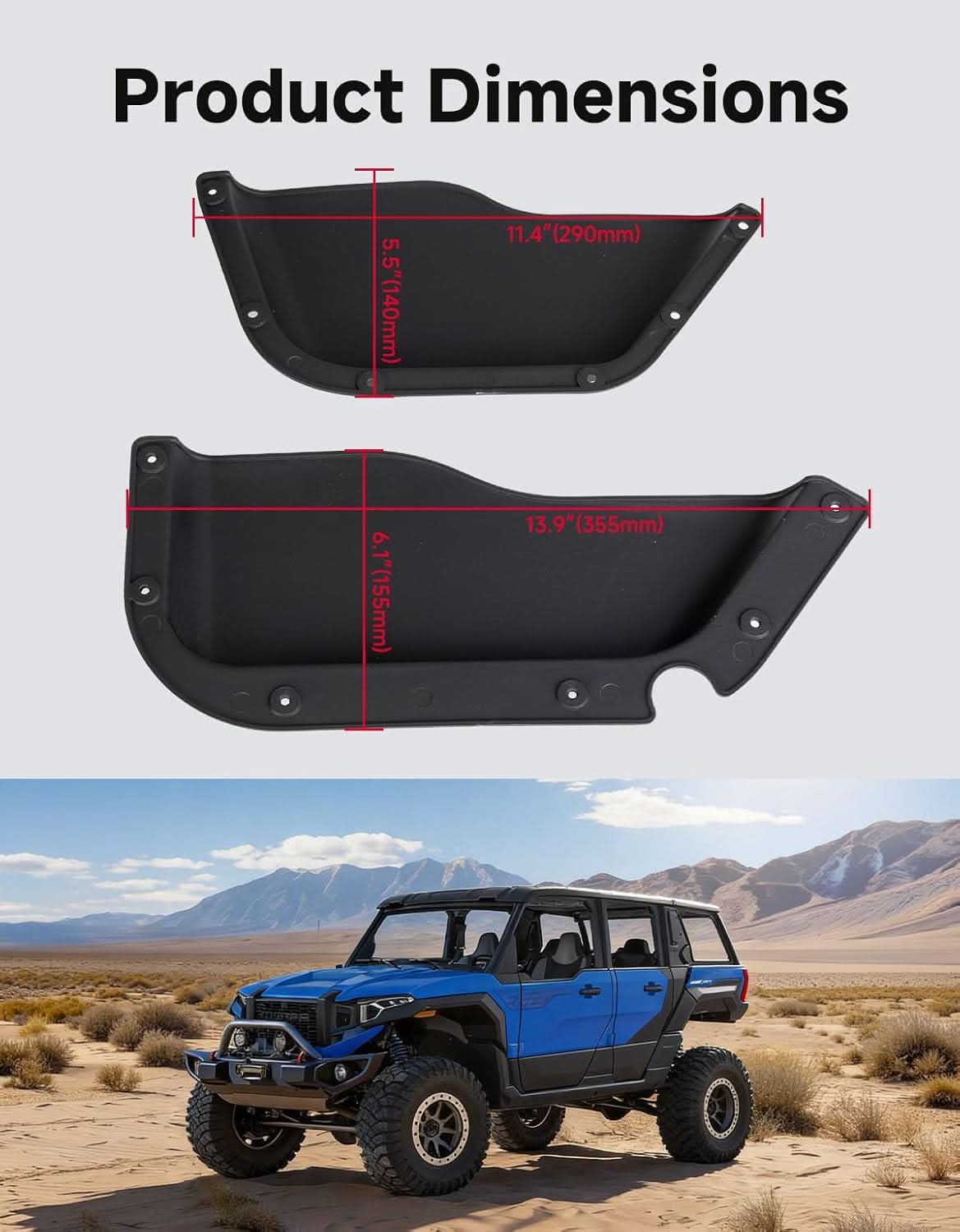 KEMIMOTO Xpedition XP tasche portaoggetti portiera 4 pezzi