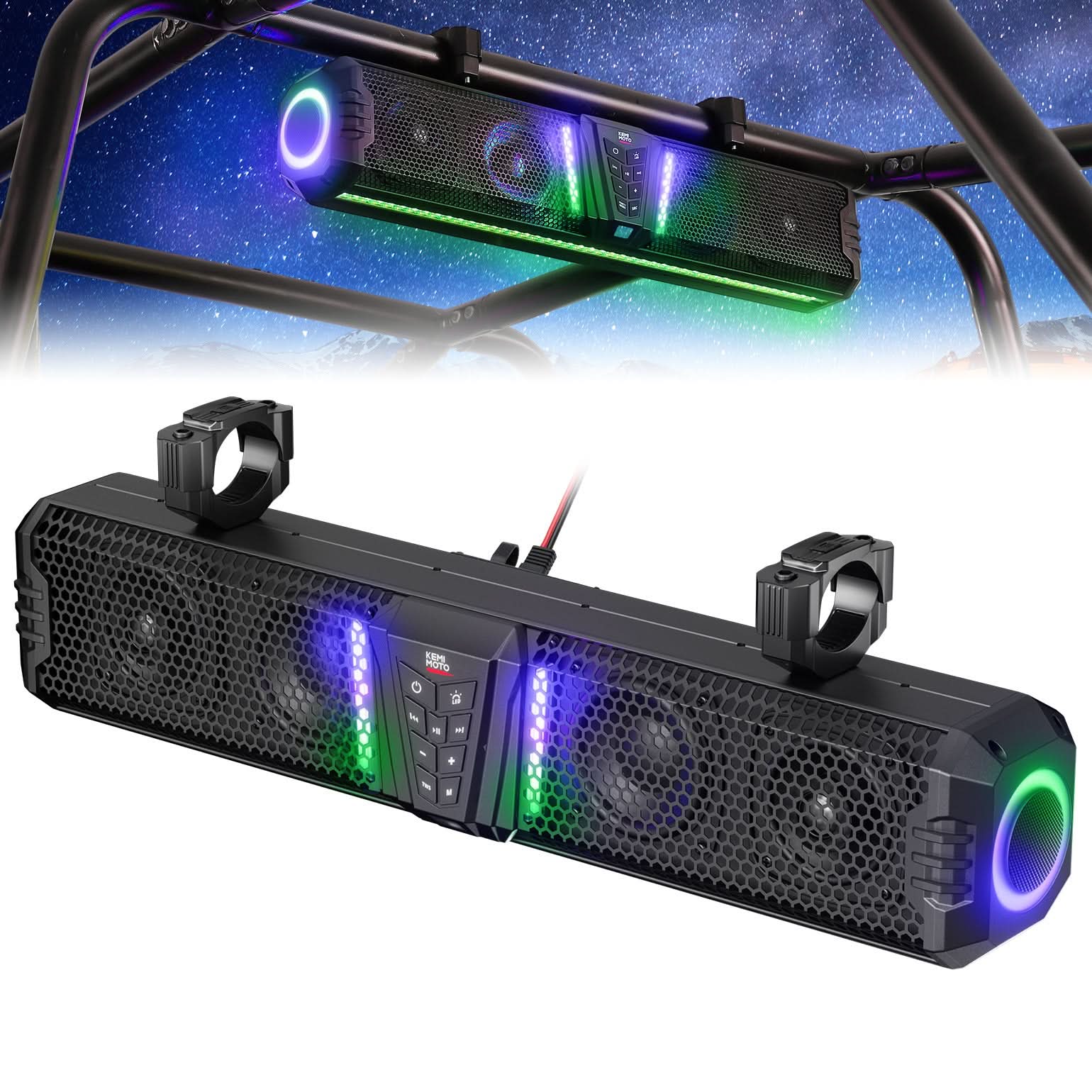 KEMIMOTO Midnight 60 Gen1.5 Barra Audio 26" Bluetooth RGB IP66