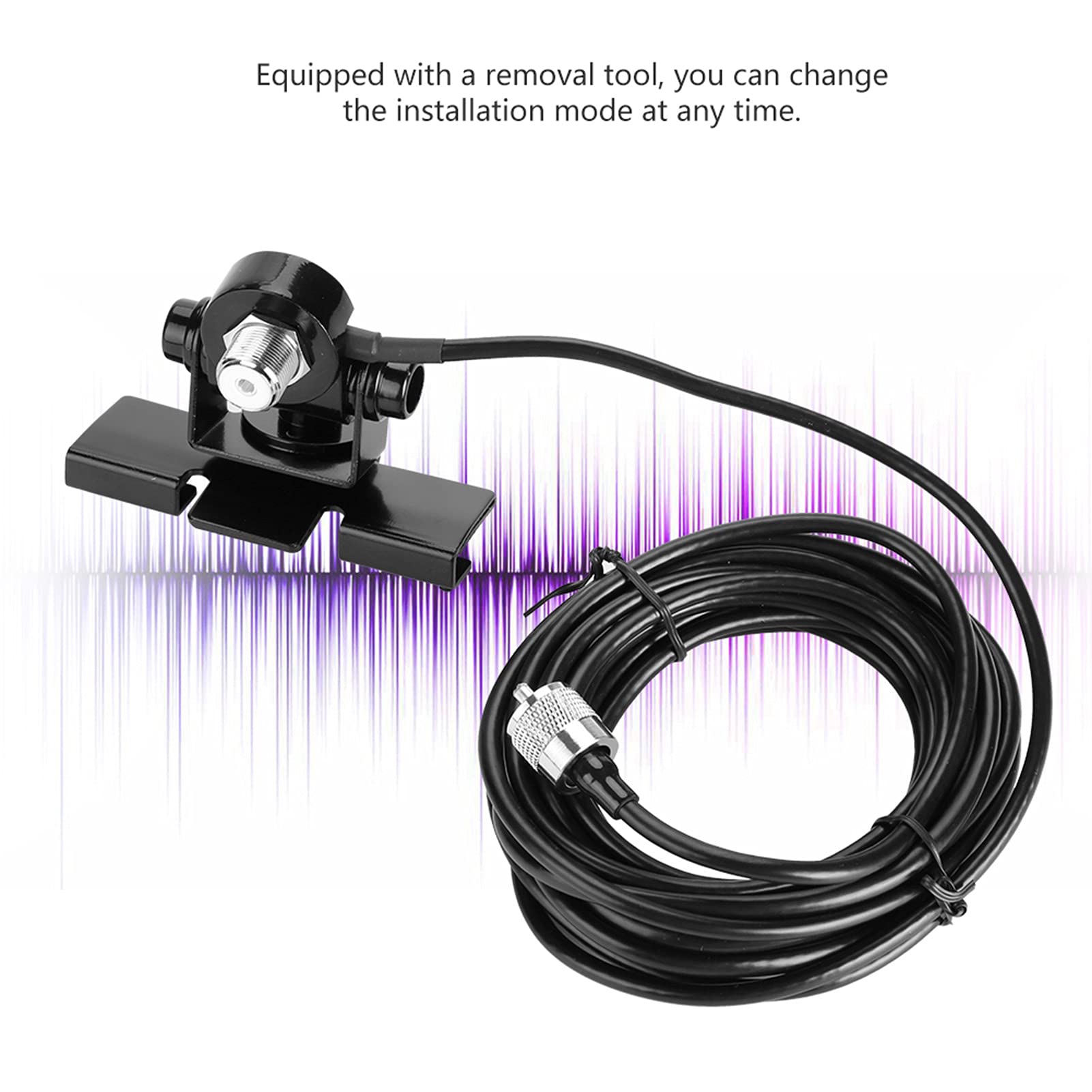 Kuuleyn Staffa Antenna Auto Clip Bagagliaio Cavo 5 m PL259