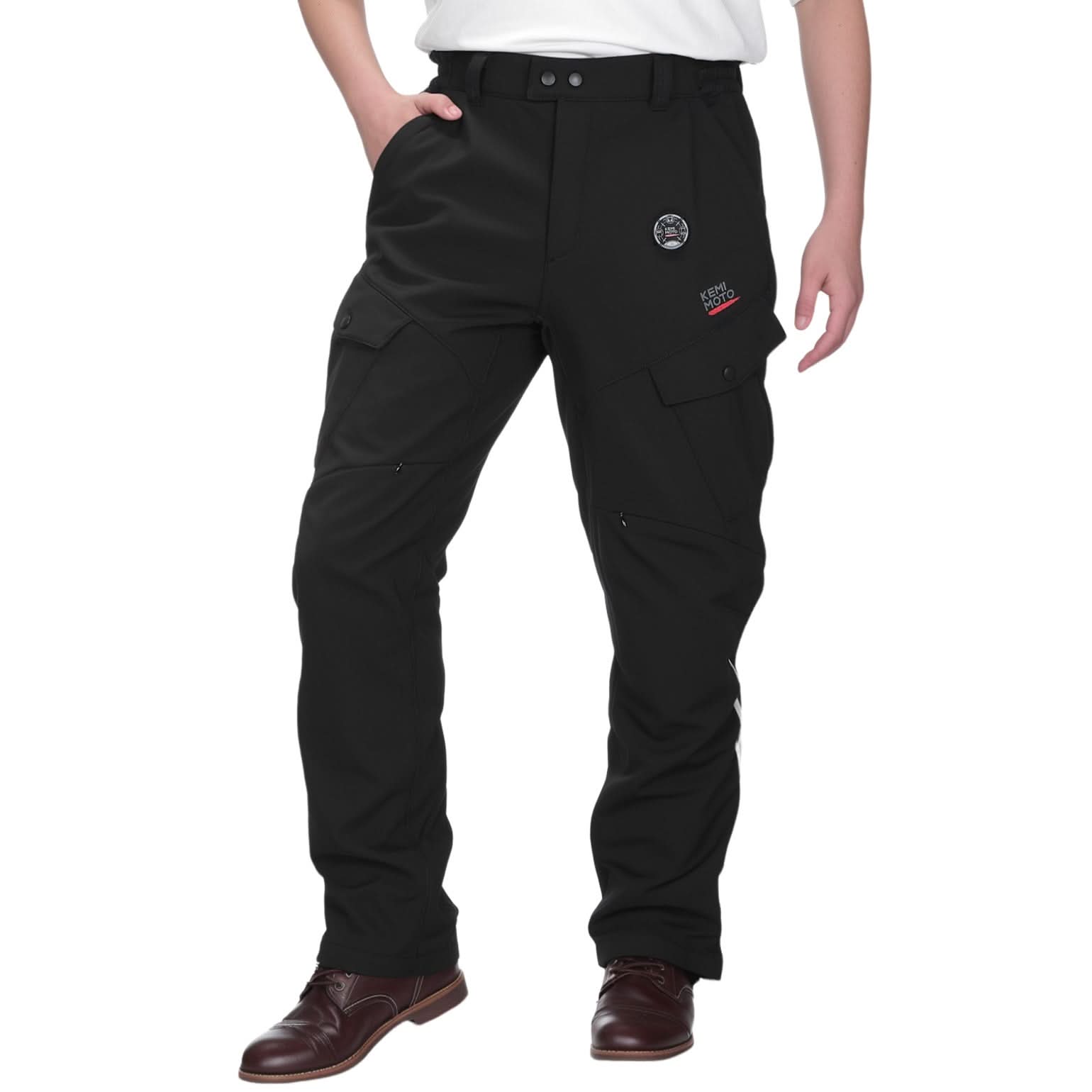 Kemimoto pantaloni moto riscaldati uomo batteria 10000mAh invernali