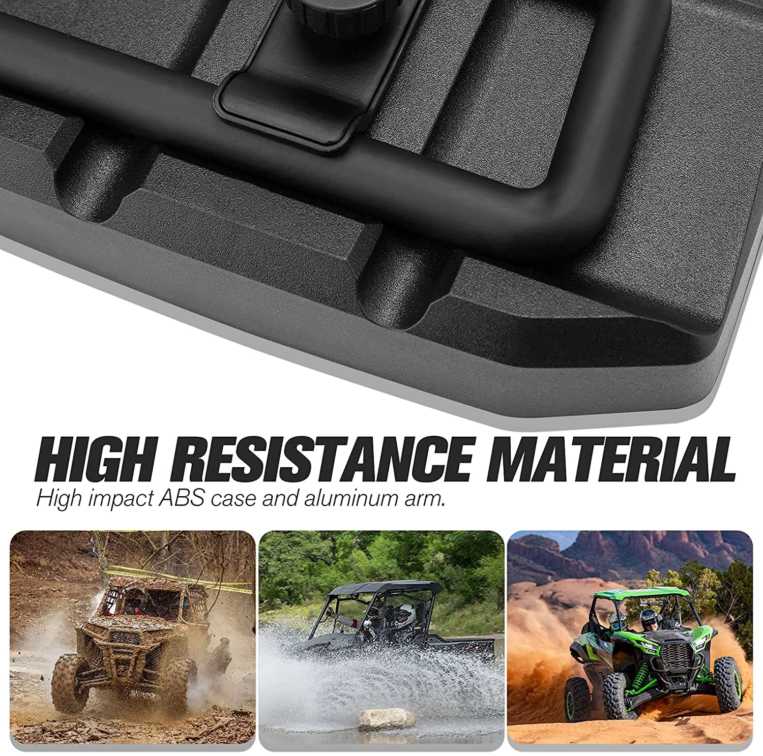Kemimoto UTV Specchietti Laterali Universali Roll-Bar 44-51mm