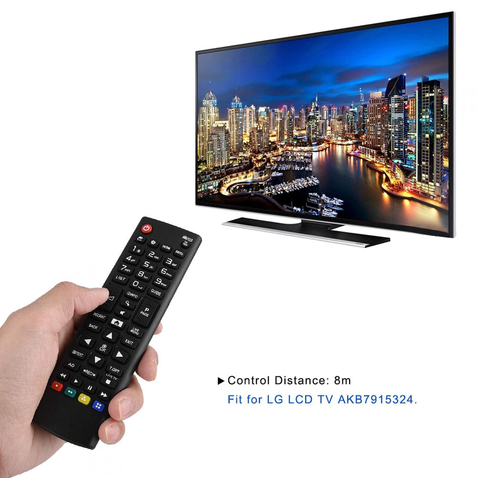Kuuleyn Telecomando TV AKB7915324 ABS 8 m