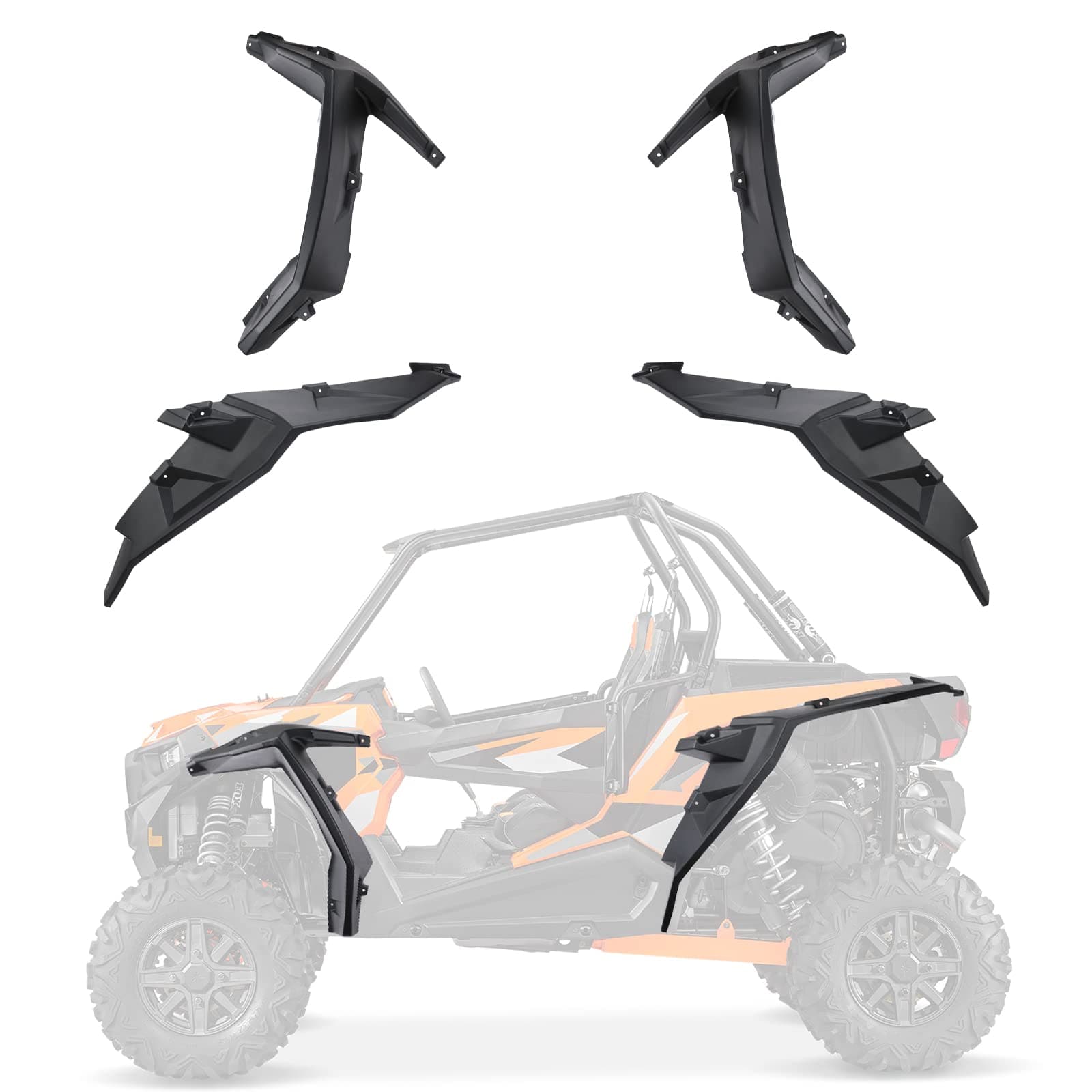 Kemimoto Parafanghi Allargati Polaris RZR XP 1000 8,5 pollici