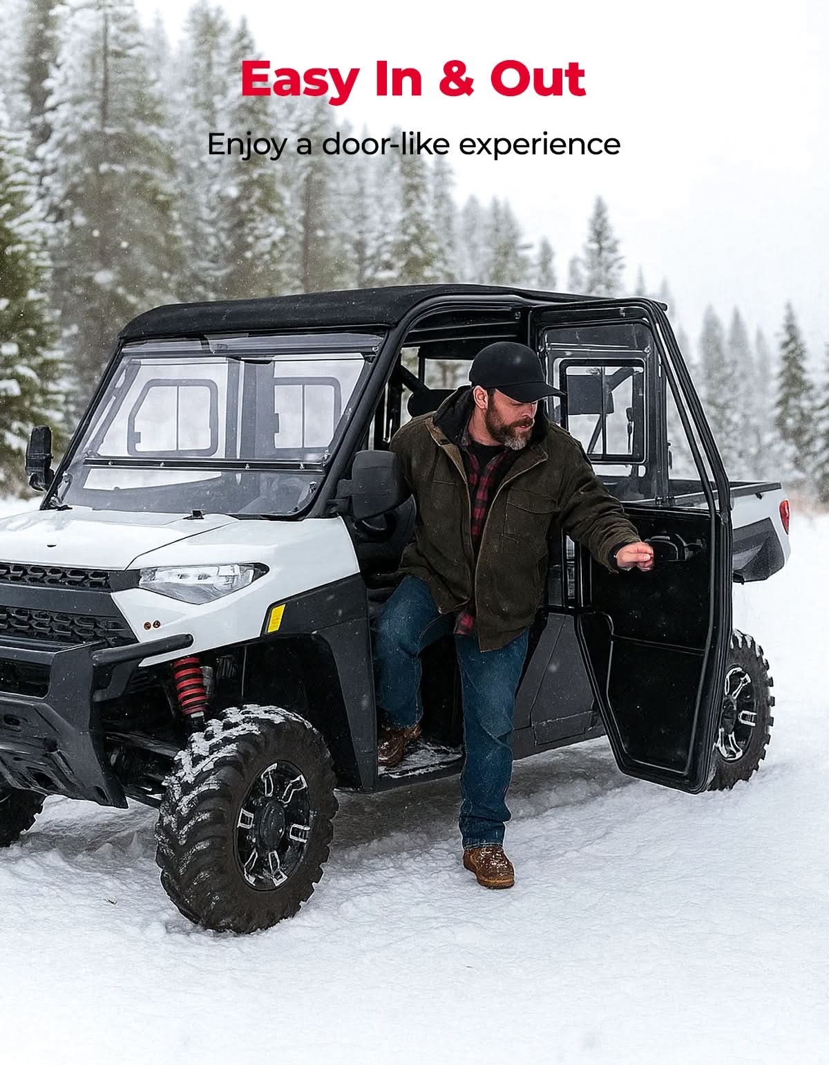 KEMIMOTO Ranger Crew XP 1000 porte 2 in 1 4 pezzi