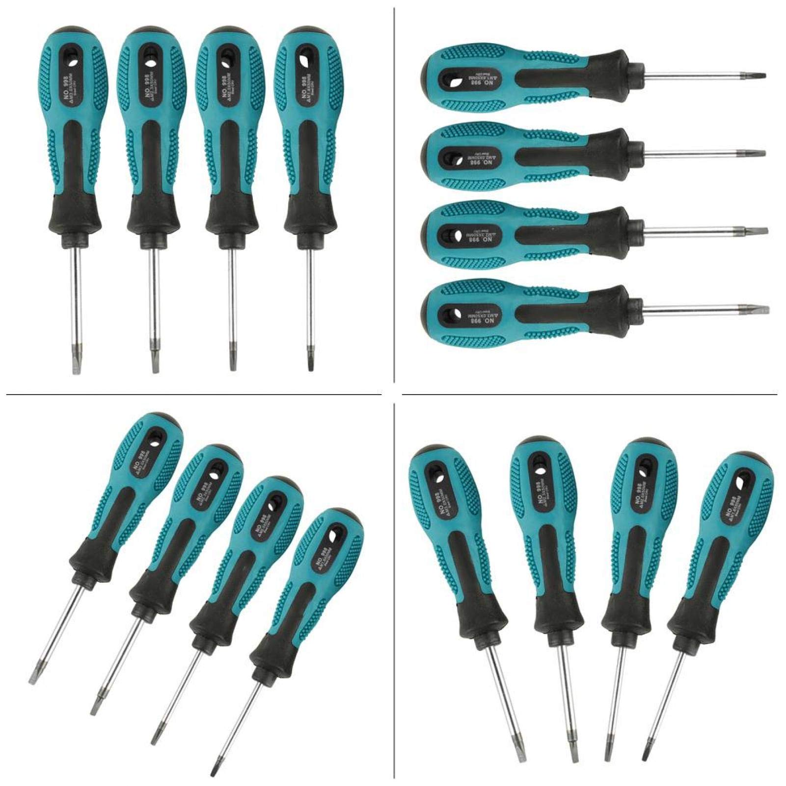 Kuuleyn Set 4 cacciaviti triangolari magnetici 1,8-3 mm