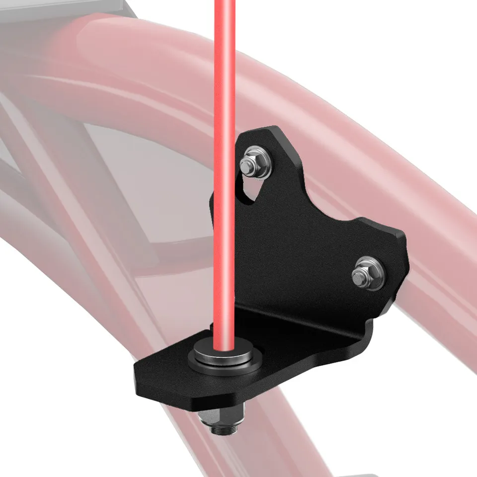 KEMIMOTO Maverick X3 supporti whip light acciaio 2 pezzi