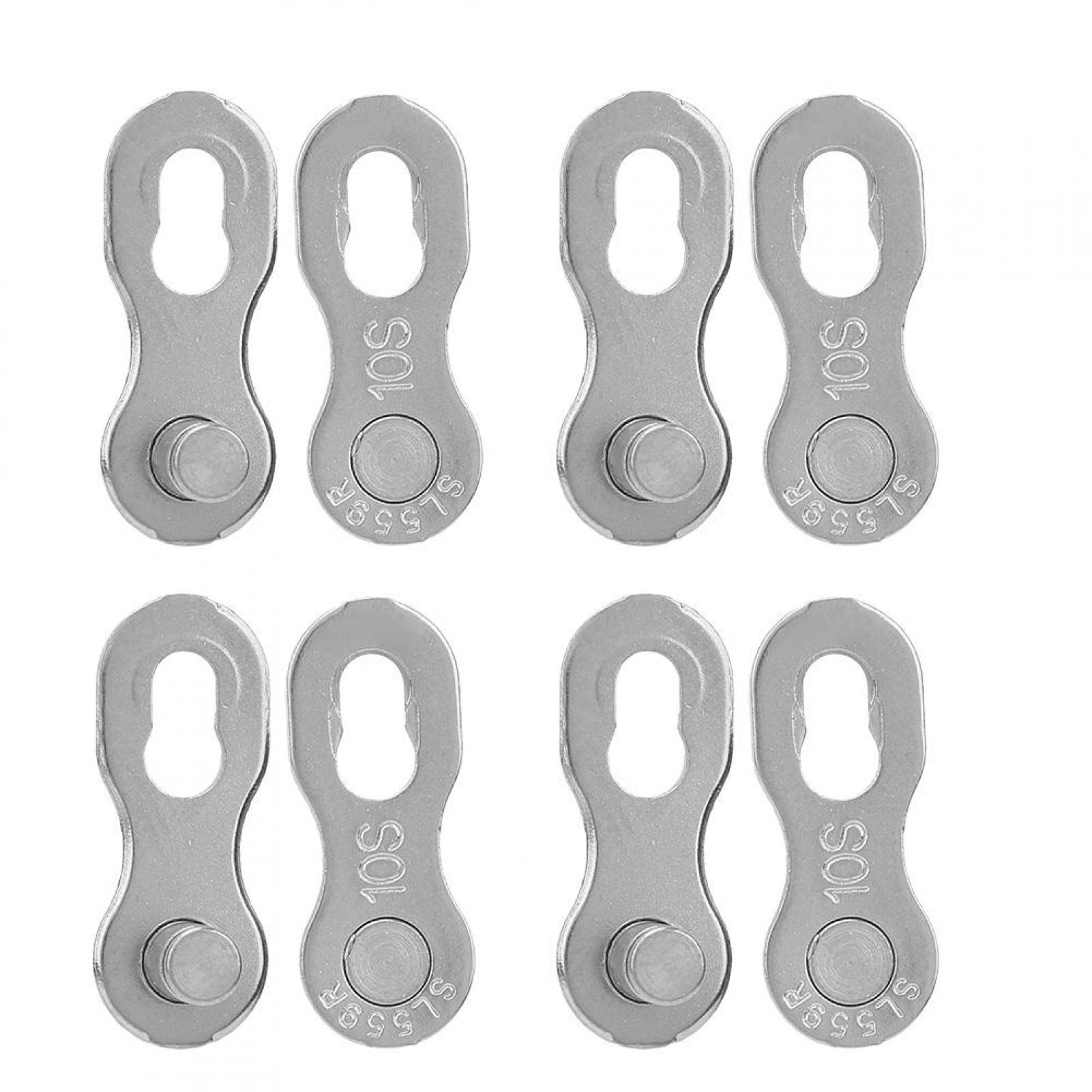Kuuleyn false maglie catena bici 10V argento 4 paia
