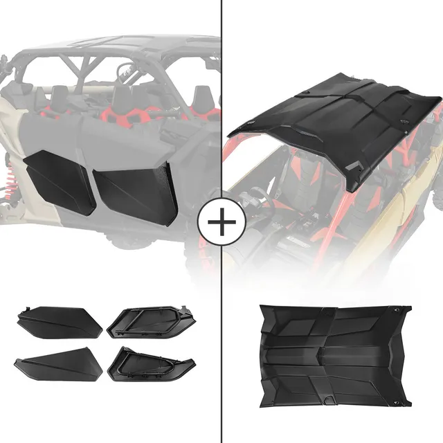 KEMIMOTO Maverick X3 MAX kit portiere inferiori + tetto 4 posti