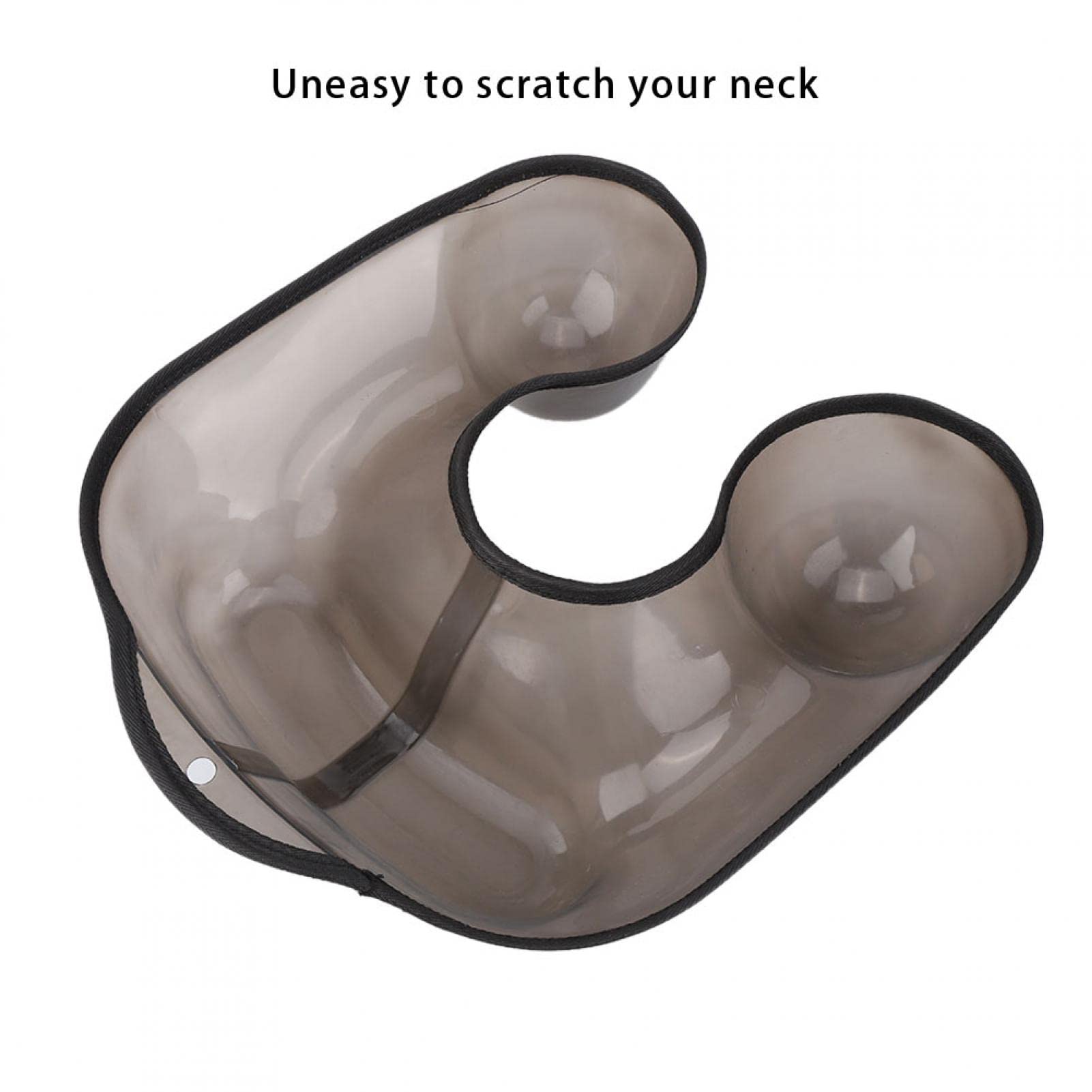 Kuuleyn Vassoio Collo Parrucchiere Tinta PVC Nero
