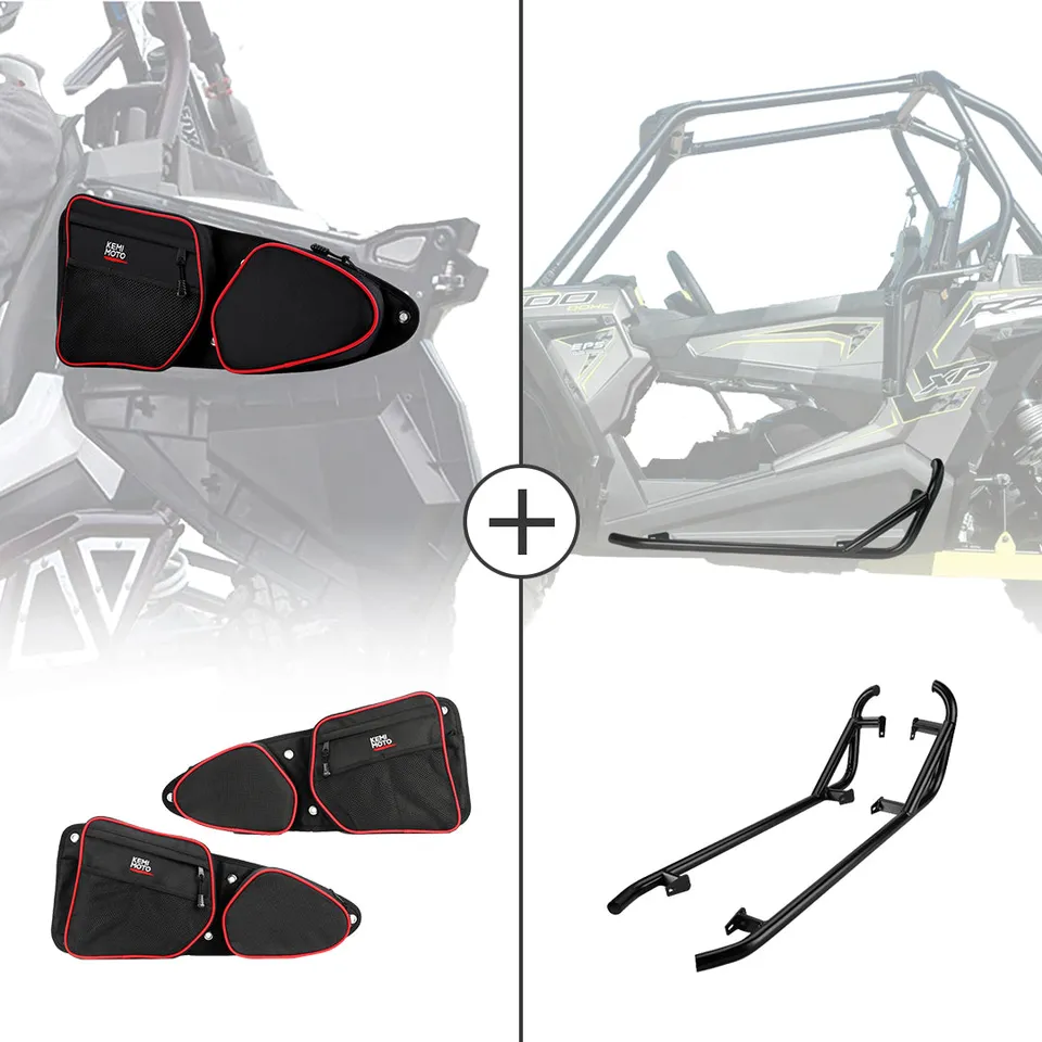 Kemimoto RZR XP 1000 borse portiera coppia ginocchiere