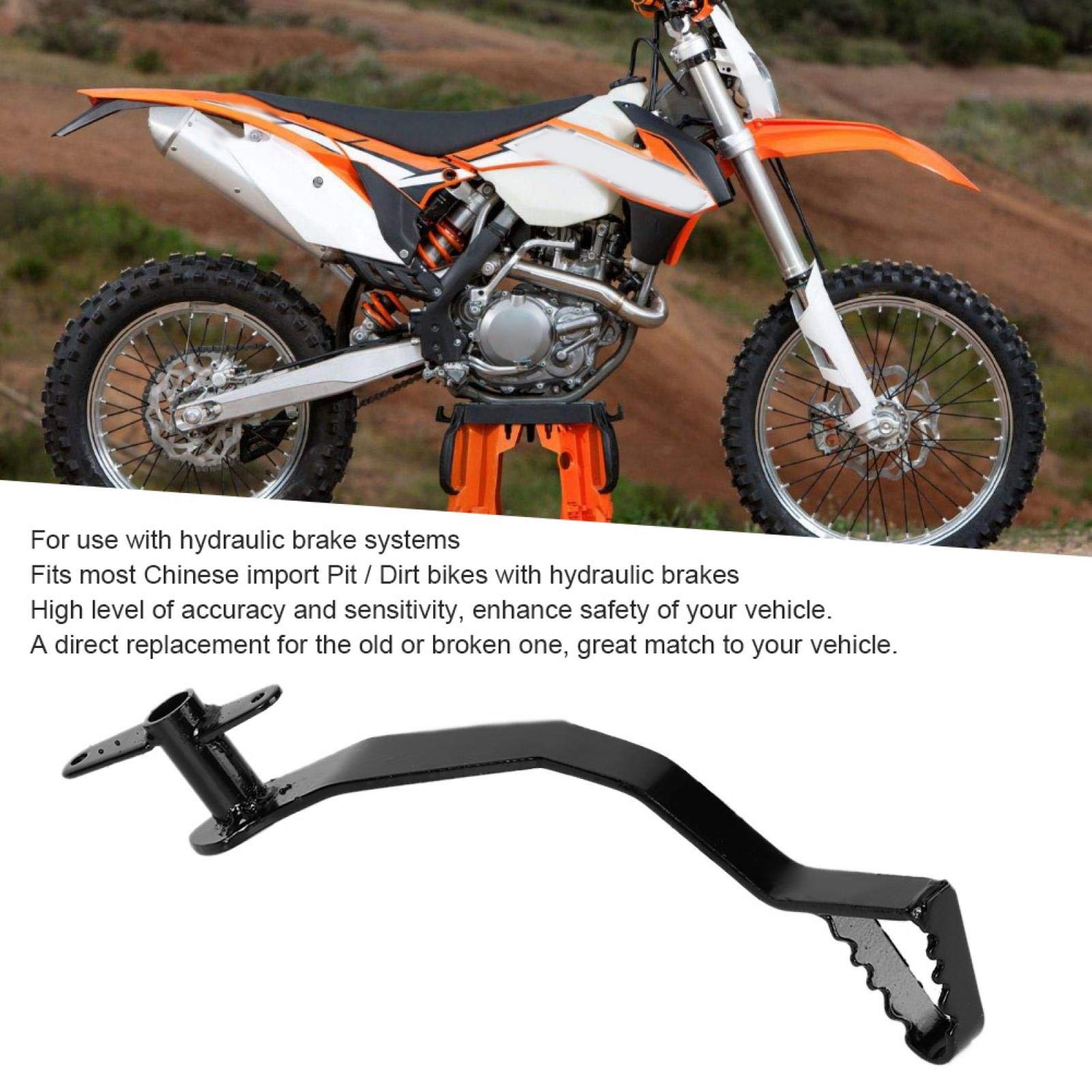 Kuuleyn Leva Freno Posteriore Pit Dirt Bike 50 125 Nero