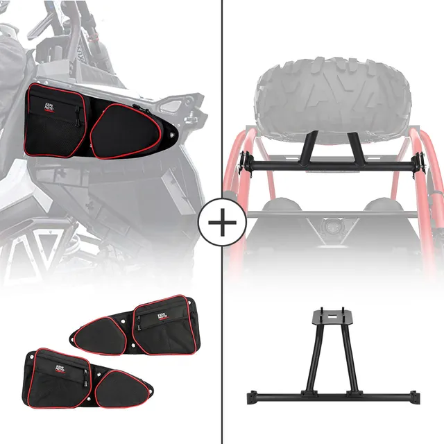 KEMIMOTO set borse portiera + portaruota RZR XP 1000