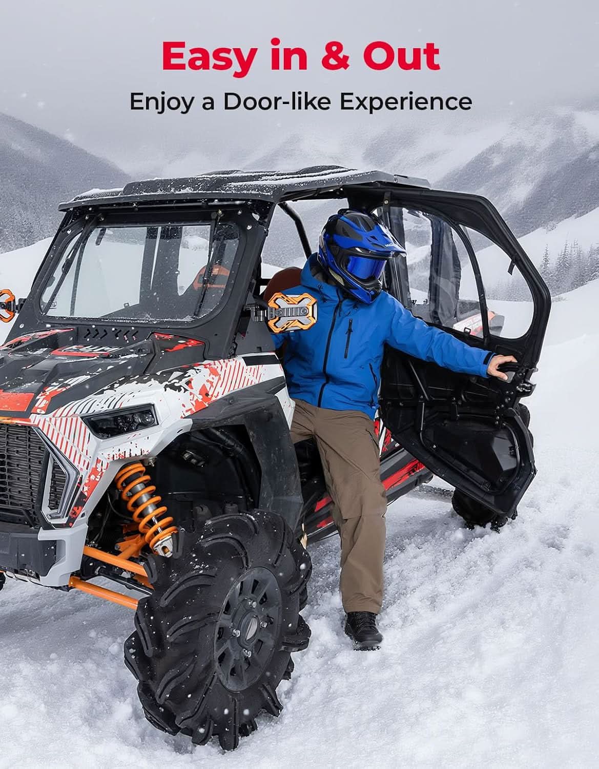 KEMIMOTO porte superiori Polaris RZR XP4 1000 acciaio