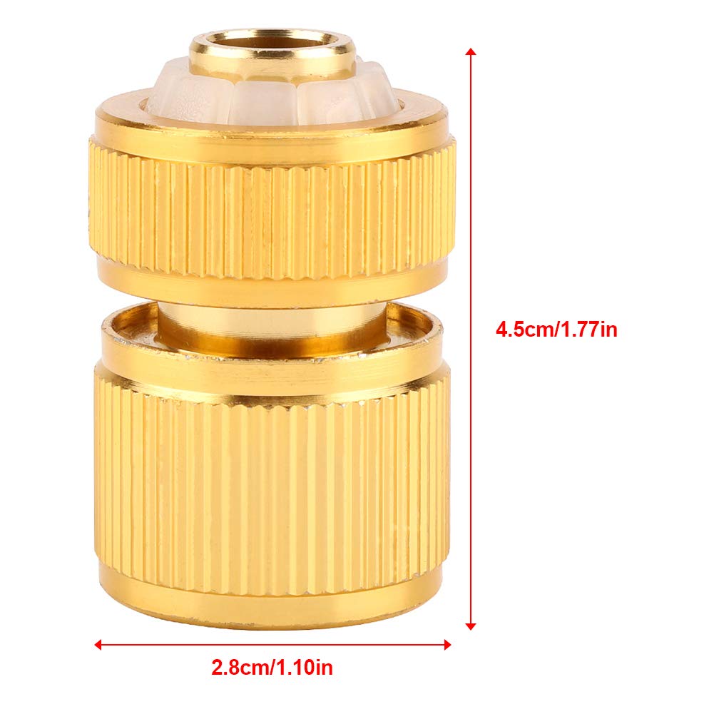 Kuuleyn Raccordo Tubo Giardino G1/2 in Ottone