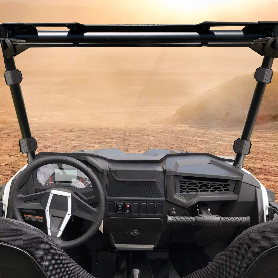 KEMIMOTO RZR B0110-01201CL parabrezza Polaris XP 1000 intero antiurto