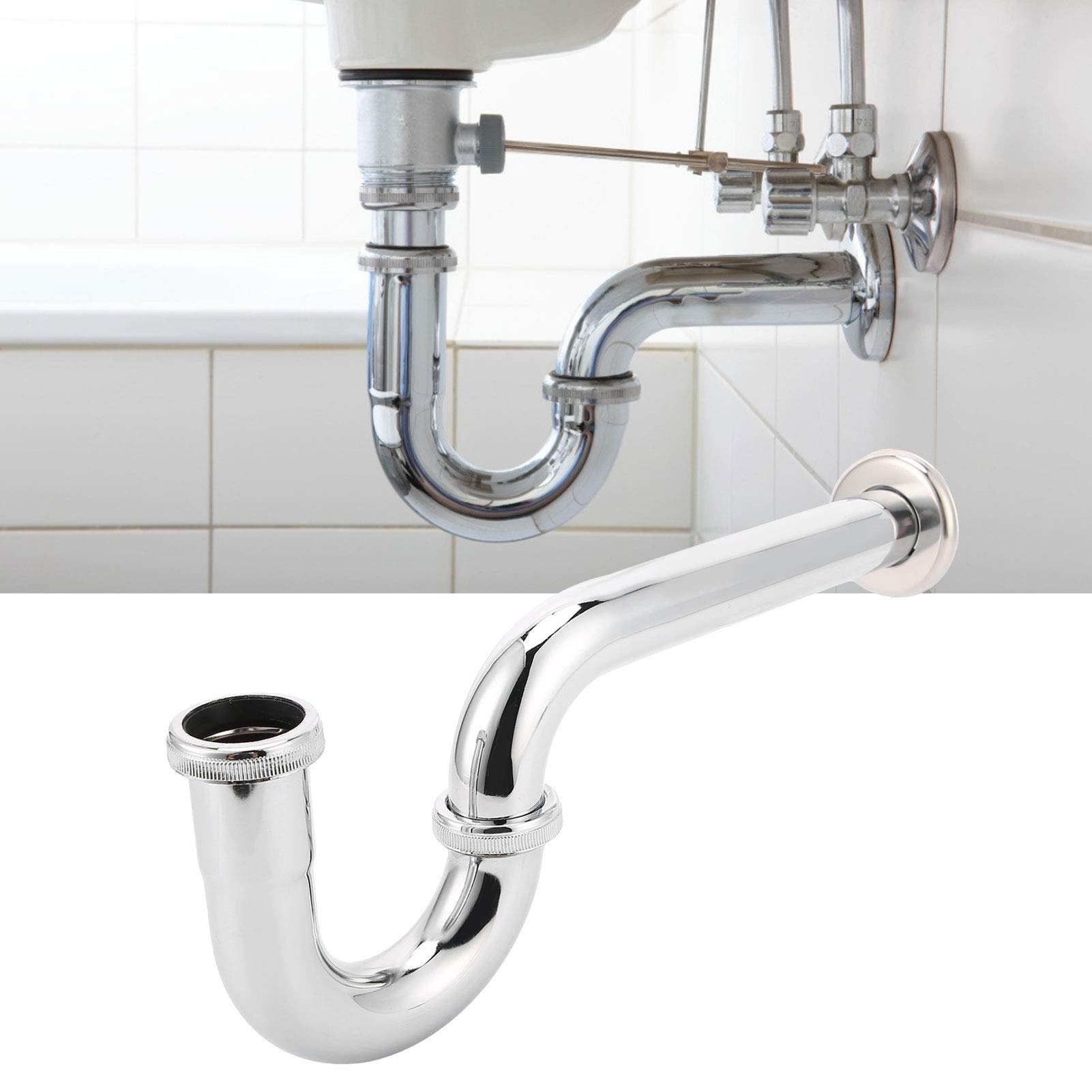 Kuuleyn Sifone Lavabo Tubo Scarico Rame Antiodore