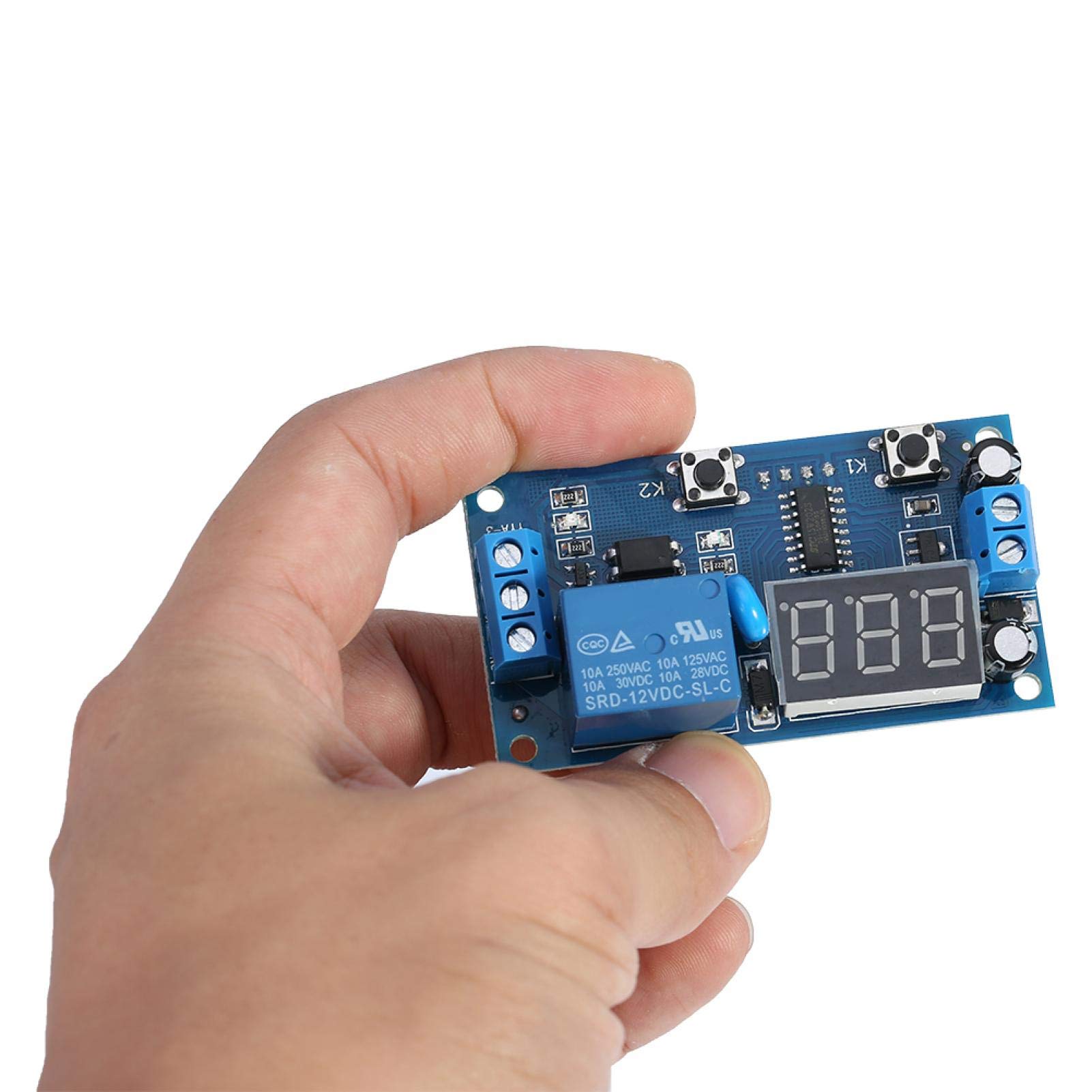 Kuuleyn Rele Temporizzatore Ciclico 12V DC con Display LED