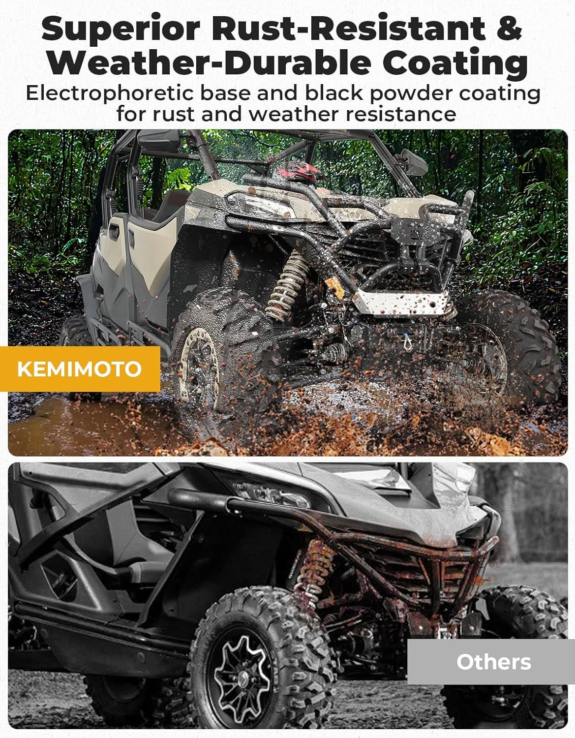 KEMIMOTO ZForce 950 paraurti anteriore acciaio