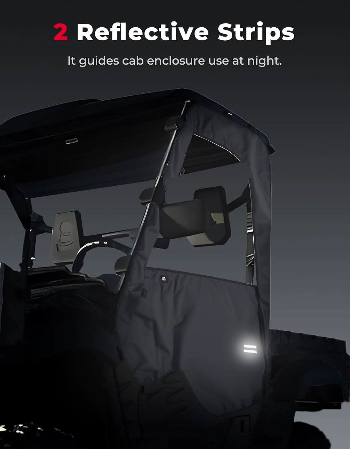 KEMIMOTO 1680D porte cabina UTV per Hisun 500 impermeabili