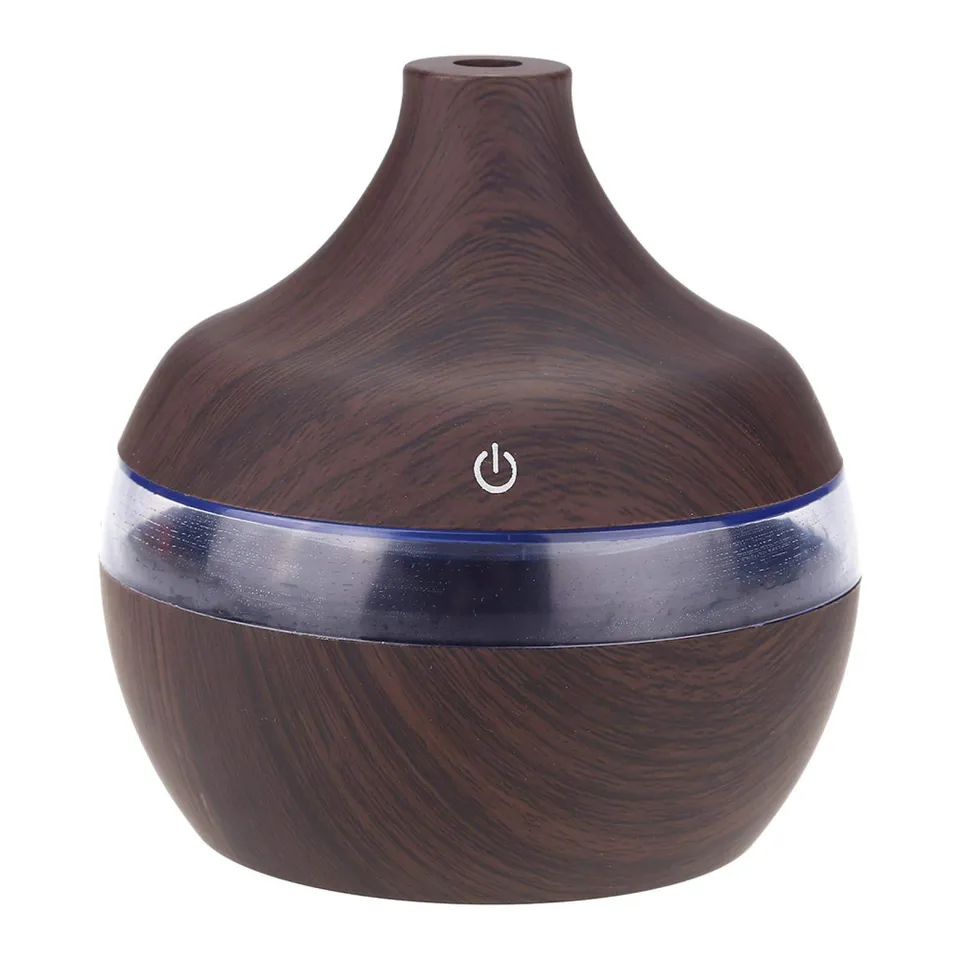Kuuleyn Umidificatore USB 300ml Legno LED Colorati