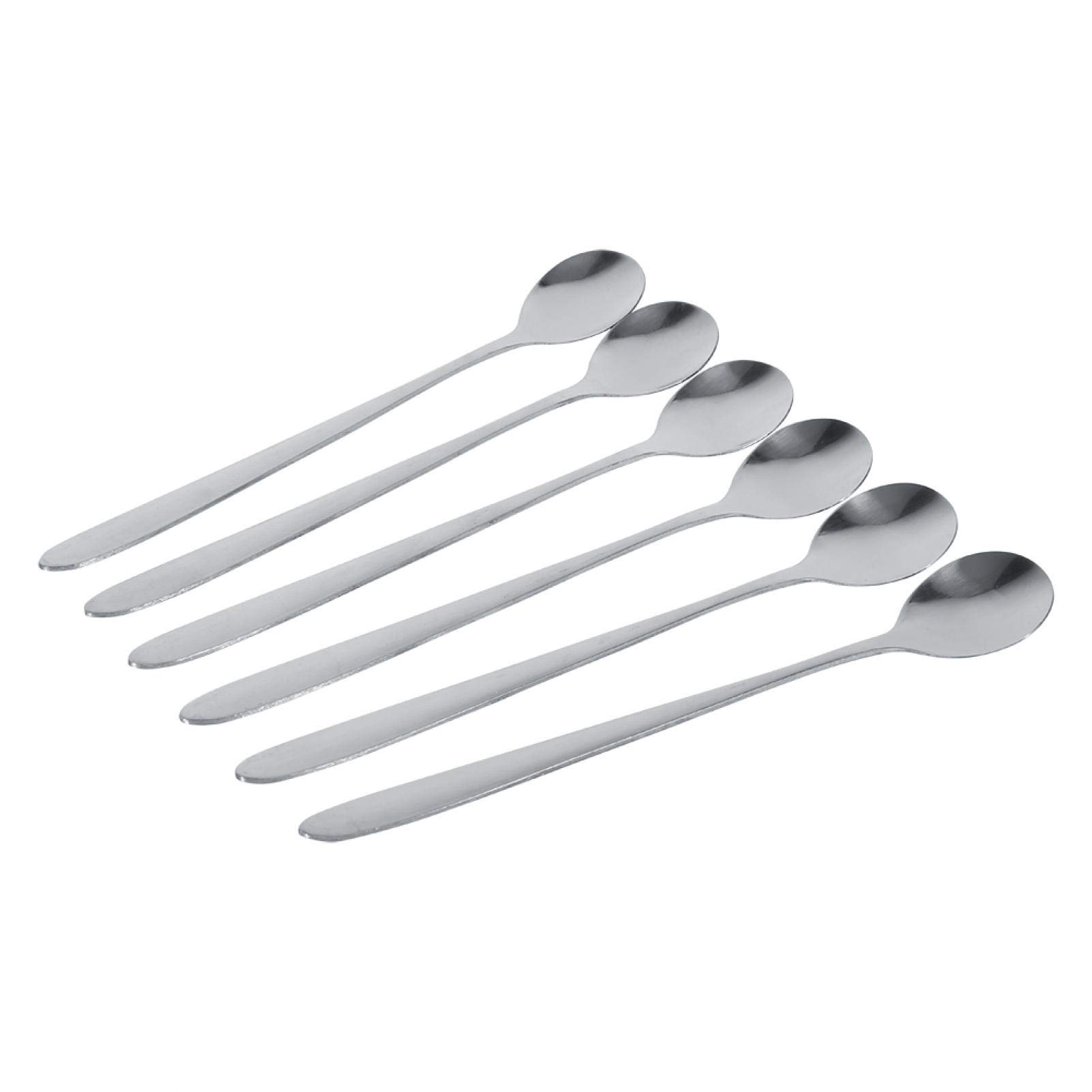 Kuuleyn cucchiai da tavola manico lungo 6 pezzi inox