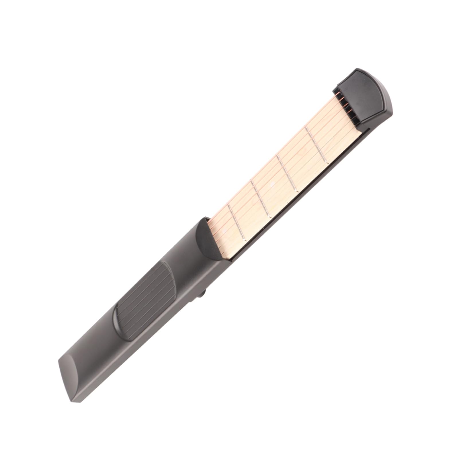 AOWINHIT Chitarra Tascabile 6 Corde Mogano Nero