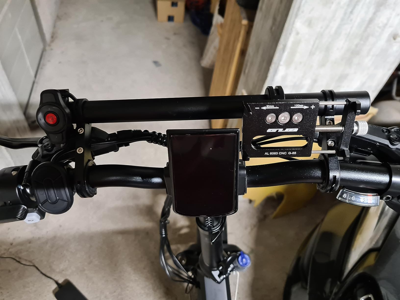 Hapivida Estensione Manubrio Bici 30 cm Alluminio Doppia