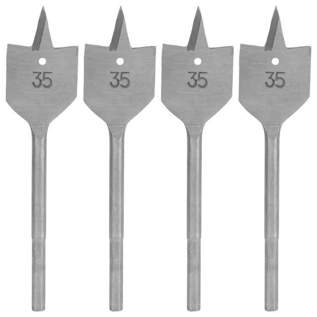 Kuuleyn Set 2 Punte a Paletta Legno 35 mm Acciaio
