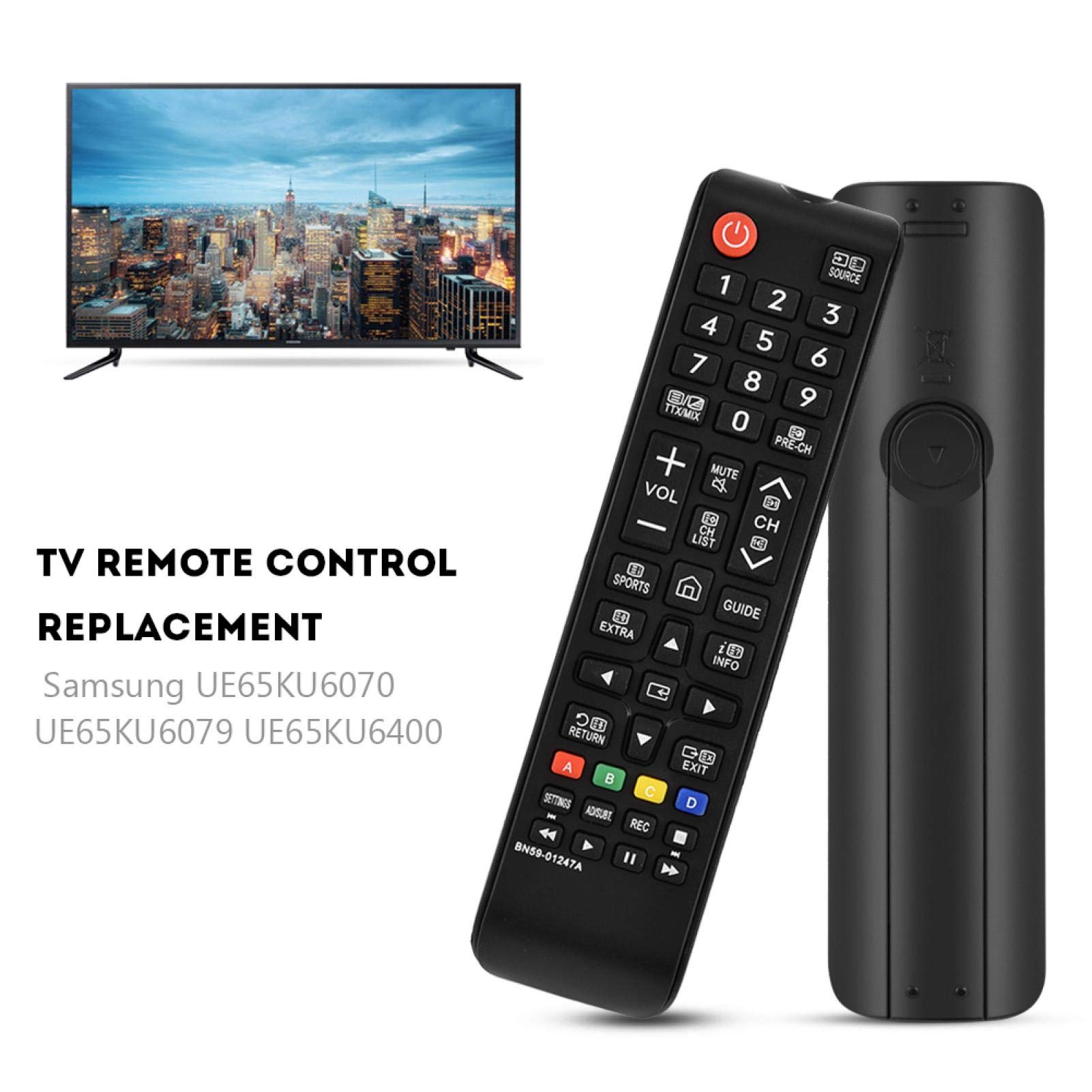 Kuuleyn Telecomando TV Samsung UE65KU6070 UE65KU6079 UE65KU6400