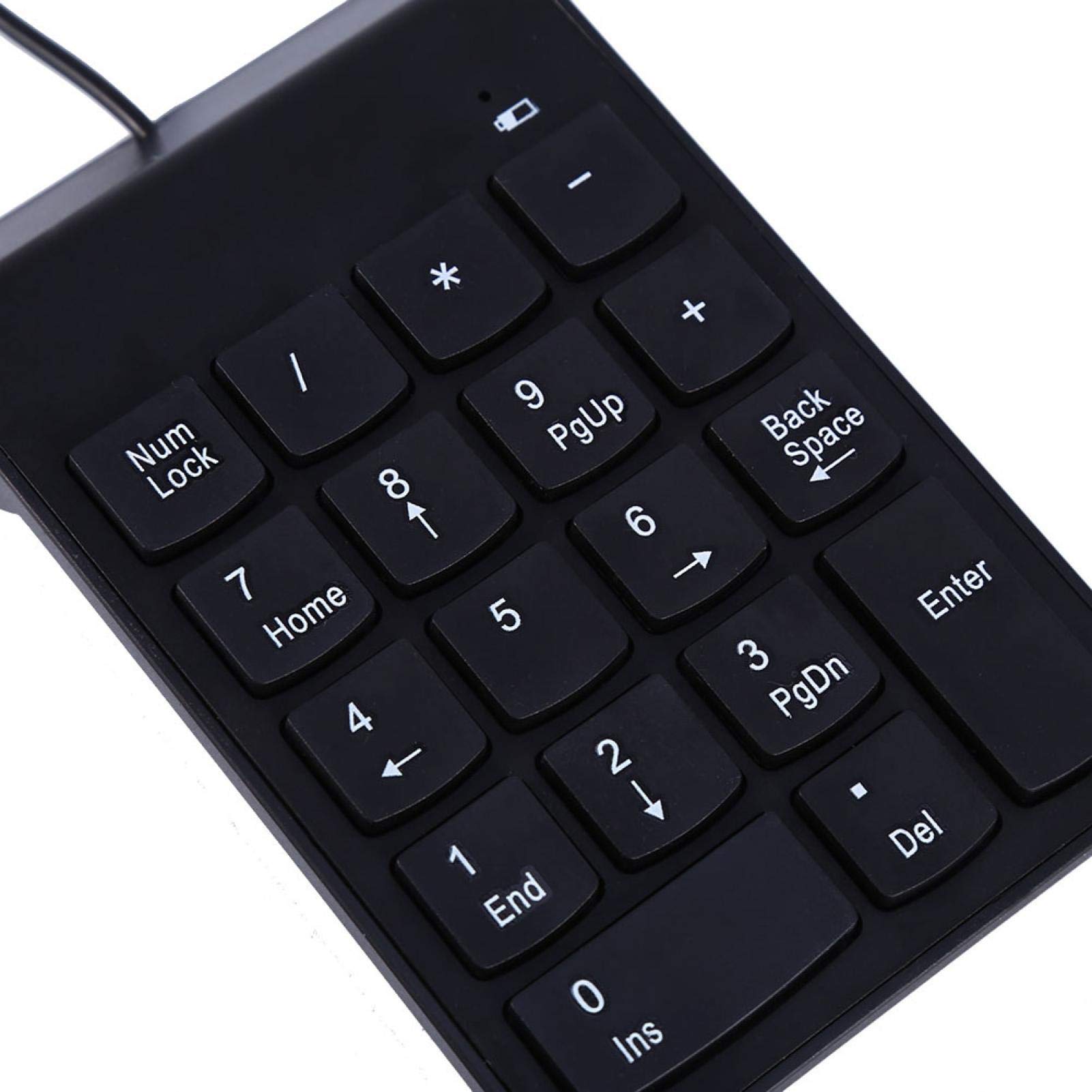 Kuuleyn Tastierino Numerico USB 18 Tasti Nero Cavo