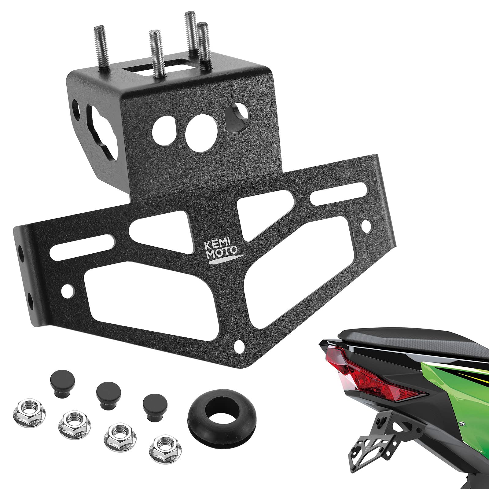 KEMIMOTO Z400 portatarga moto per Ninja 400 eliminator