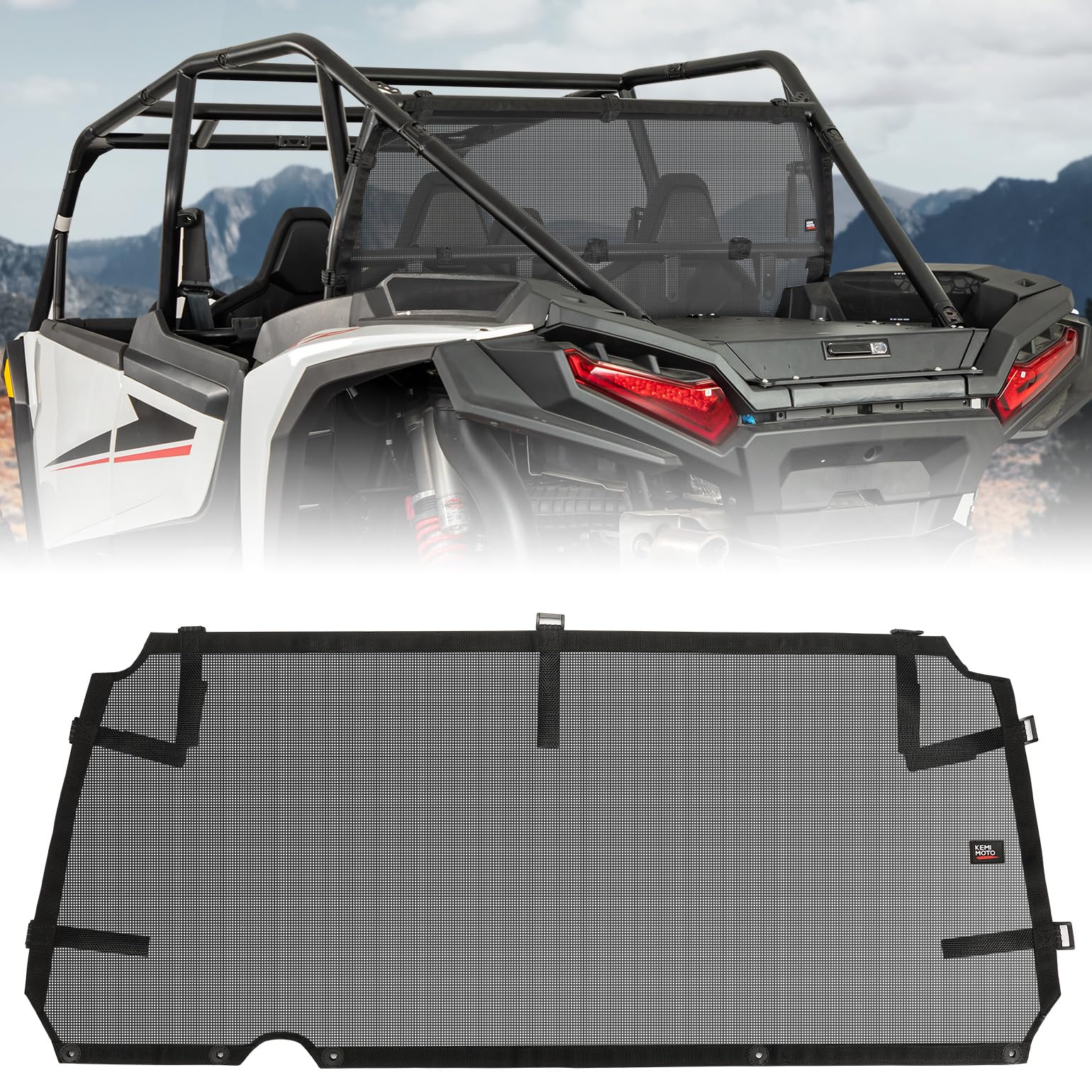 KEMIMOTO RZR XP 1000 rete lunotto posteriore ventilata 2024+