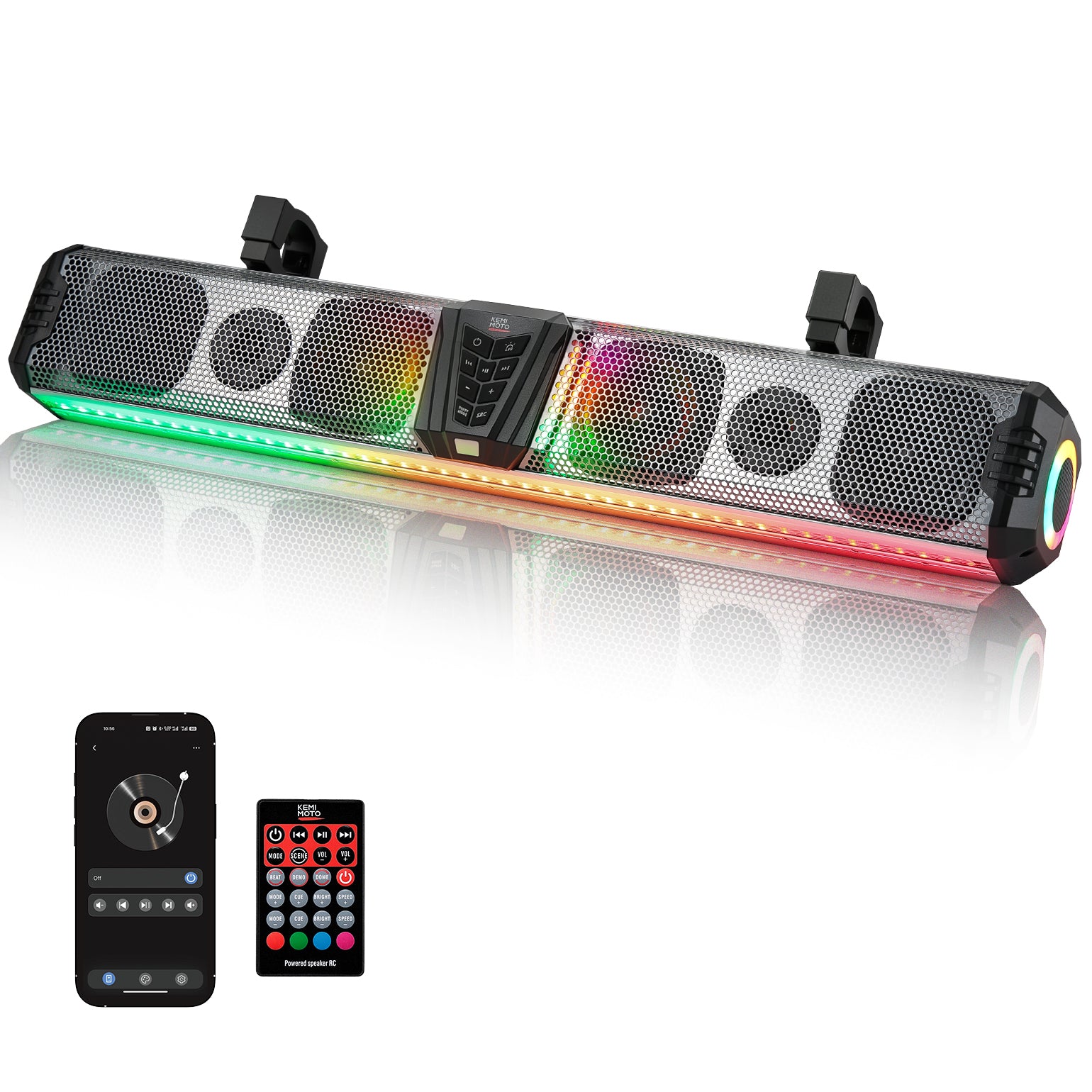 KEMIMOTO Midnight S80 Gen1.5 soundbar 32 argento RGB